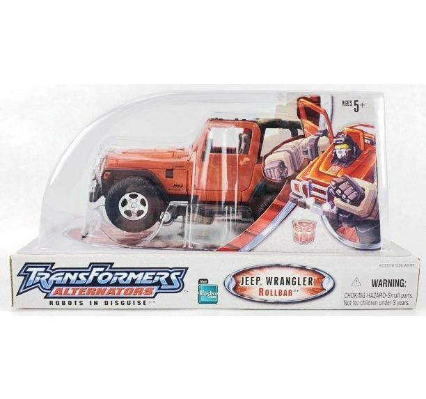 Hasbro Transformers Alternators Jeep Wrangler Rollbar Action Figure