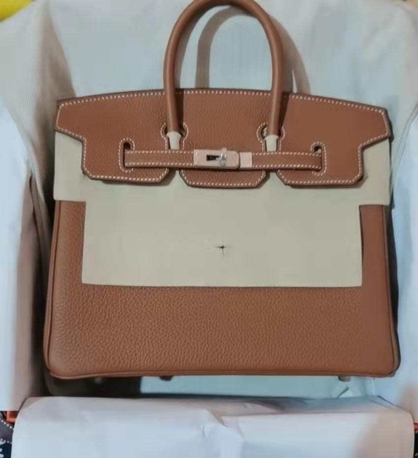 Hermes Birkin 35 Etoupe, Luxury, Bags & Wallets on Carousell