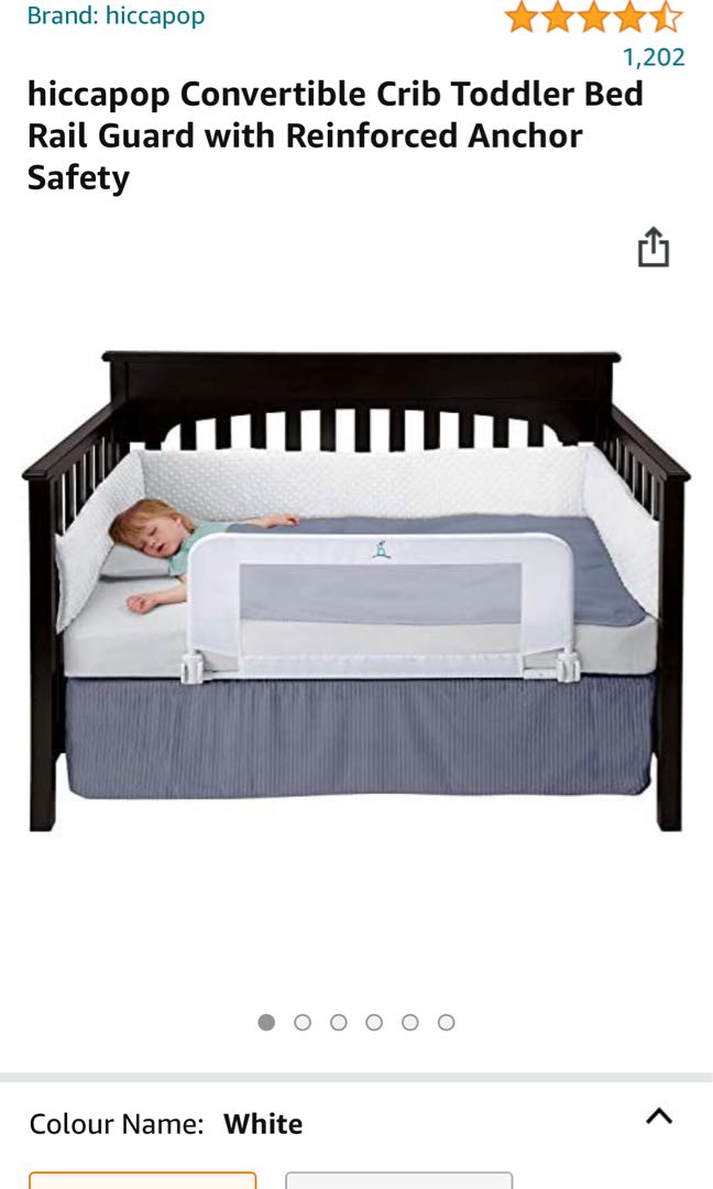 BNIB Hiccapop Bed Safety Rail , Babies & Kids, Baby Nursery & Kids
