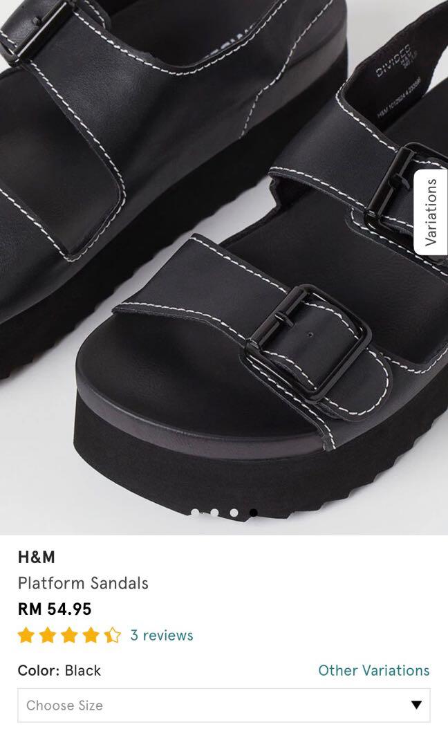 H m platform sandal Women s Fashion Footwear Sandals on Carousell