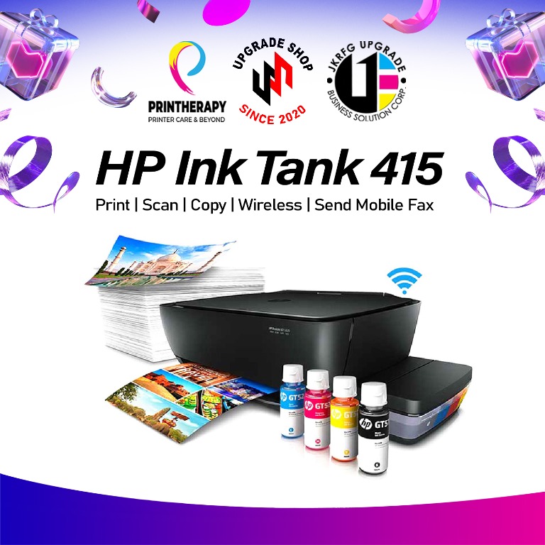 Ink Tank 415 Wireless Printer, Computers & Tech, Printers, Scanners ...