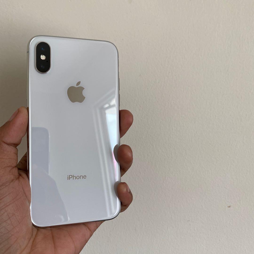 iphone X ホワイト 256GB Apple iPhone X - 256 GB - Silver (Unlocked) for sale online
