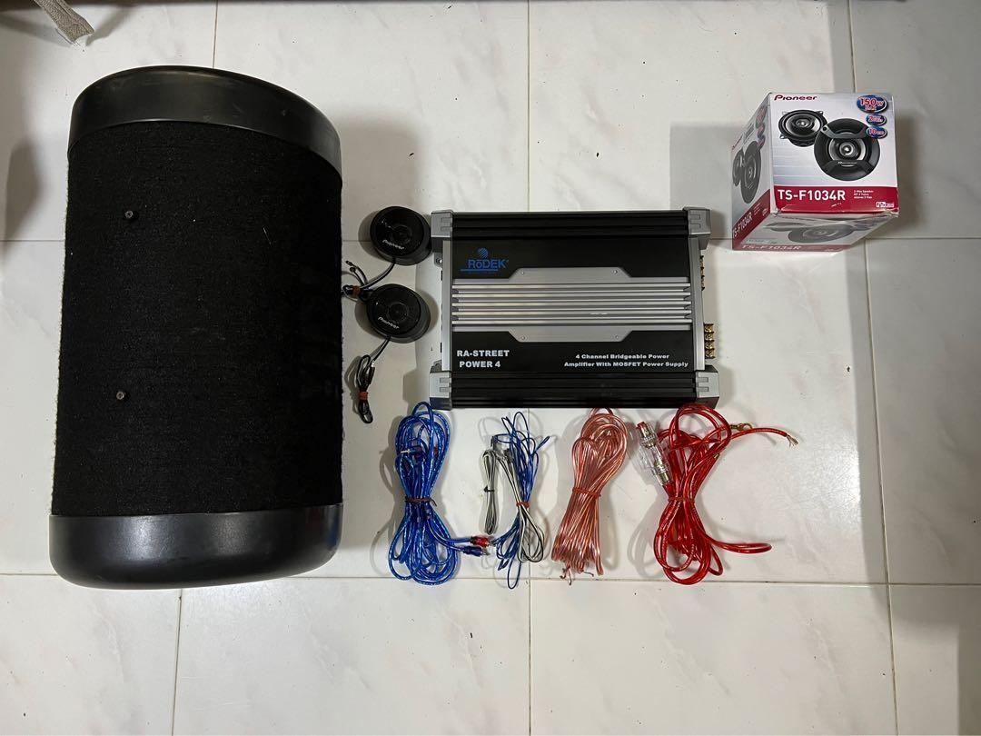 JBL subwoofer with Amp full kit, Car Accessories, Accessories on Carousell