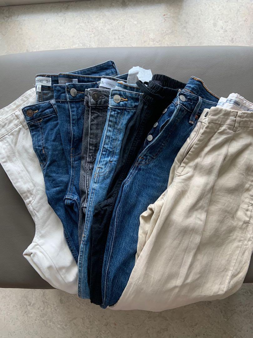Jeans assortment UK 10/ EUR 38, Women's Fashion, Bottoms, Jeans \u0026 Leggings  on Carousell