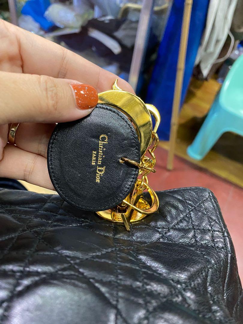 Lady dior black lambskin handbag (Category: Luxury Bags & Wallets) located in Butuan. Submitted by natalday (Listing ID 1148242521, Image 3). Description: Authentic Lampo underzip Gold hardware.