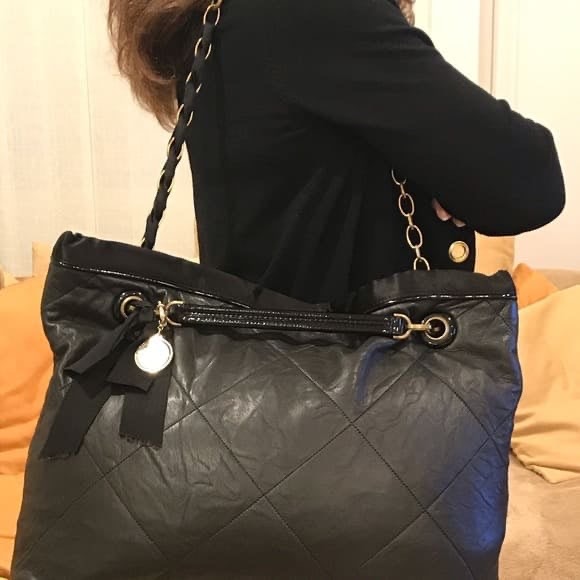 Lanvin Cabas Amalia GM Tote Bag Womens Very Good Condition Classic Soft Material