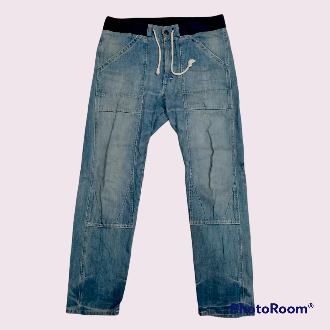 Lee sanforized double knee denim pants 