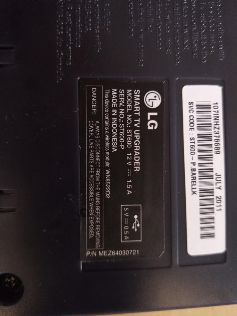 LG smart tv upgrader, TV & Home Appliances, TV & Entertainment, Media