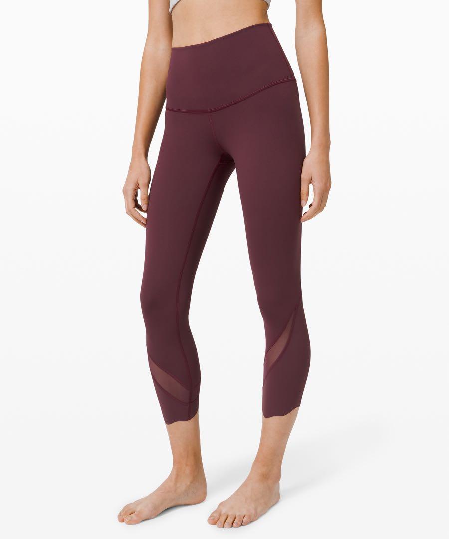 LULULEMON Wunder Under Scallop Hem 23 Women s Fashion Activewear on Carousell
