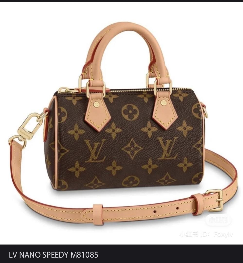 Louis Vuitton Nano Speedy 2022 detachable strap brand new, Luxury, Bags &  Wallets on Carousell