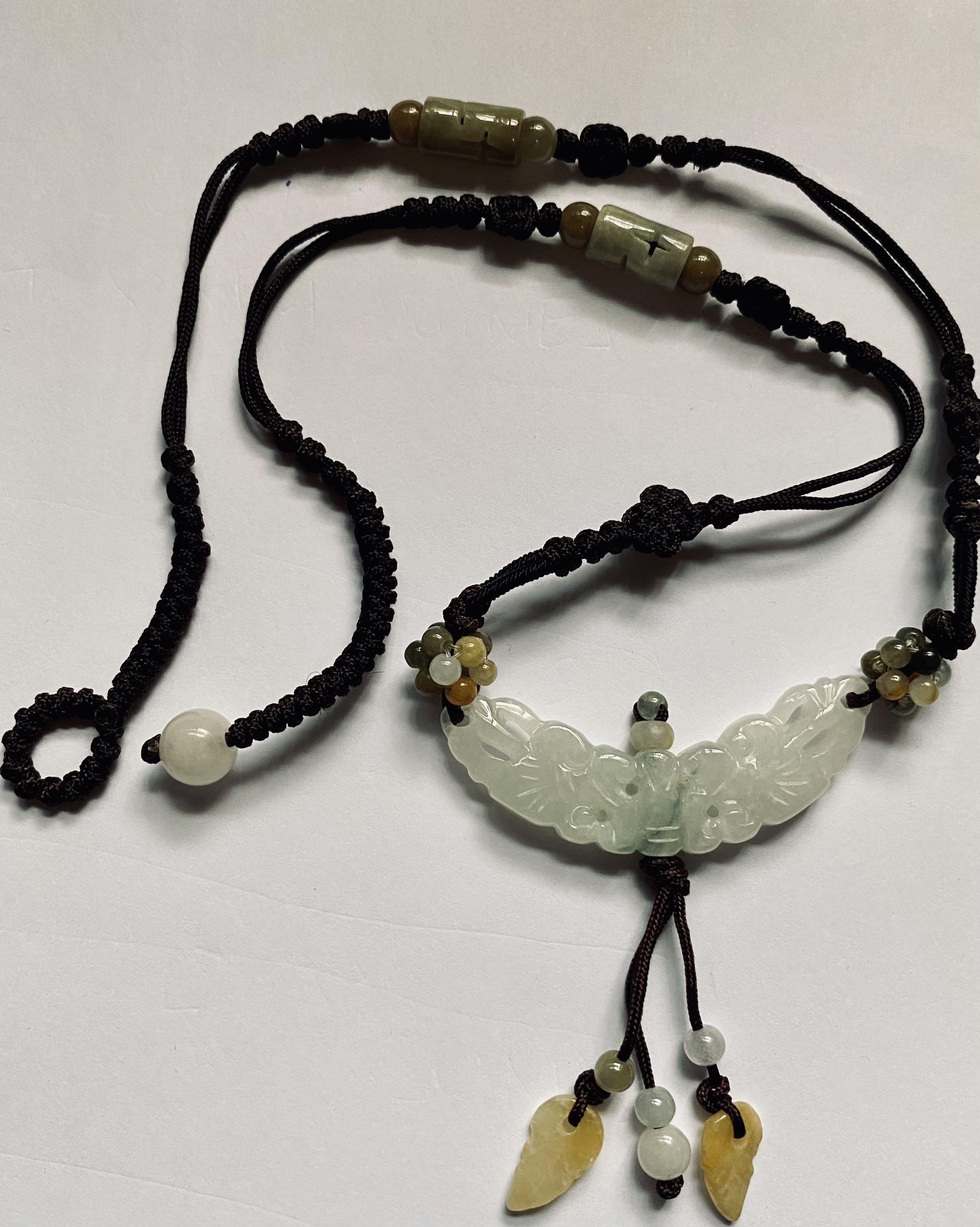 Madame Butterfly chinoiserie necklace Women s Fashion Jewelry