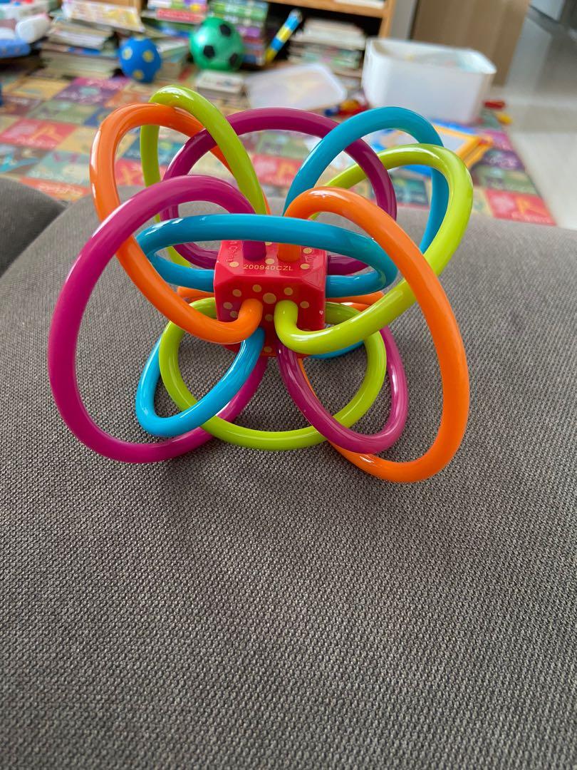 Manhattan toy winkel rattle and sensory deals teether activity toy