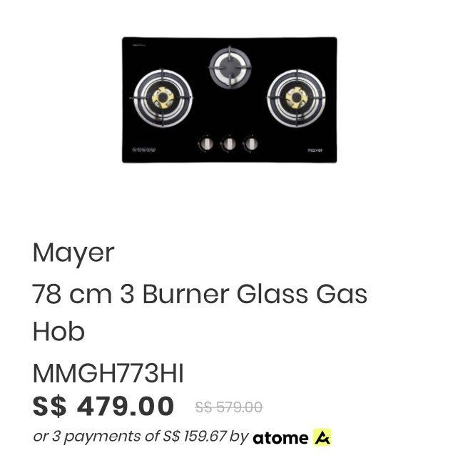 Mayer Hob & Hood (Brand New), TV & Home Appliances, Kitchen Appliances