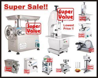 Meat Grinder Meat Slicer Bone Saw Sausage Stuffer Food Processing Machines (Bnew with Warranty, Parts and Service Center)
