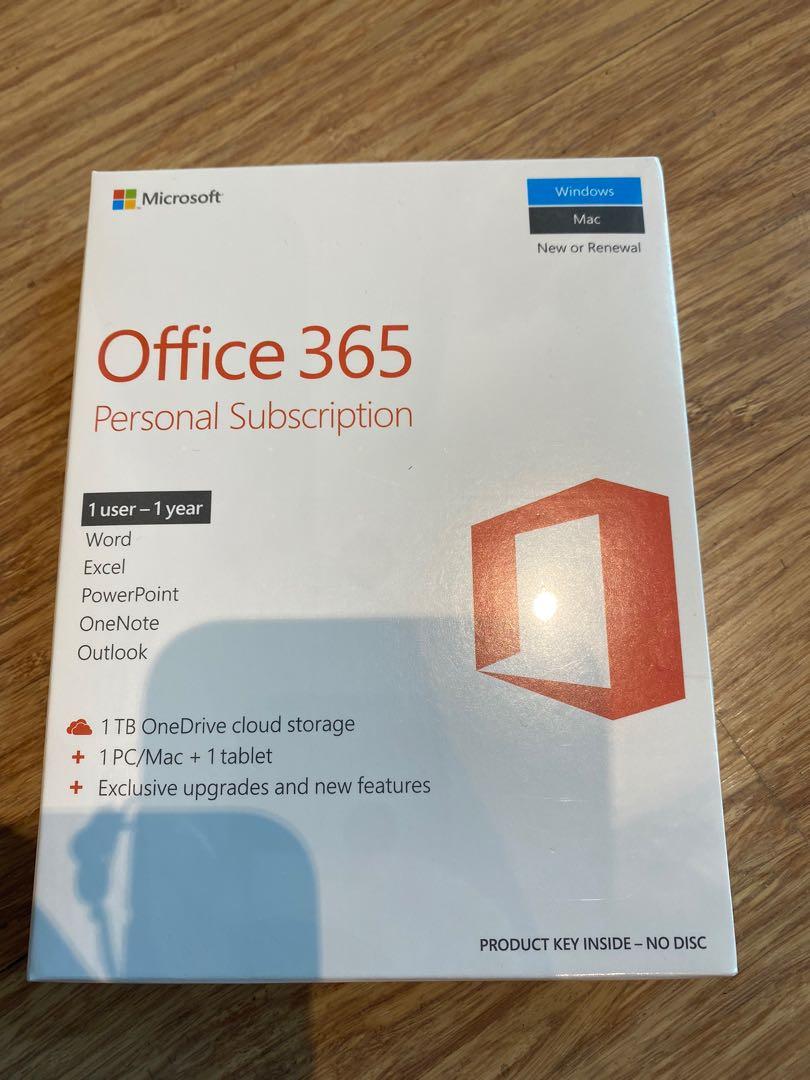 Microsoft Office 365 Personal Subscription, Computers & Tech, Office