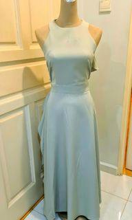 Mint Green / Seafoam open-back dress - Brand New