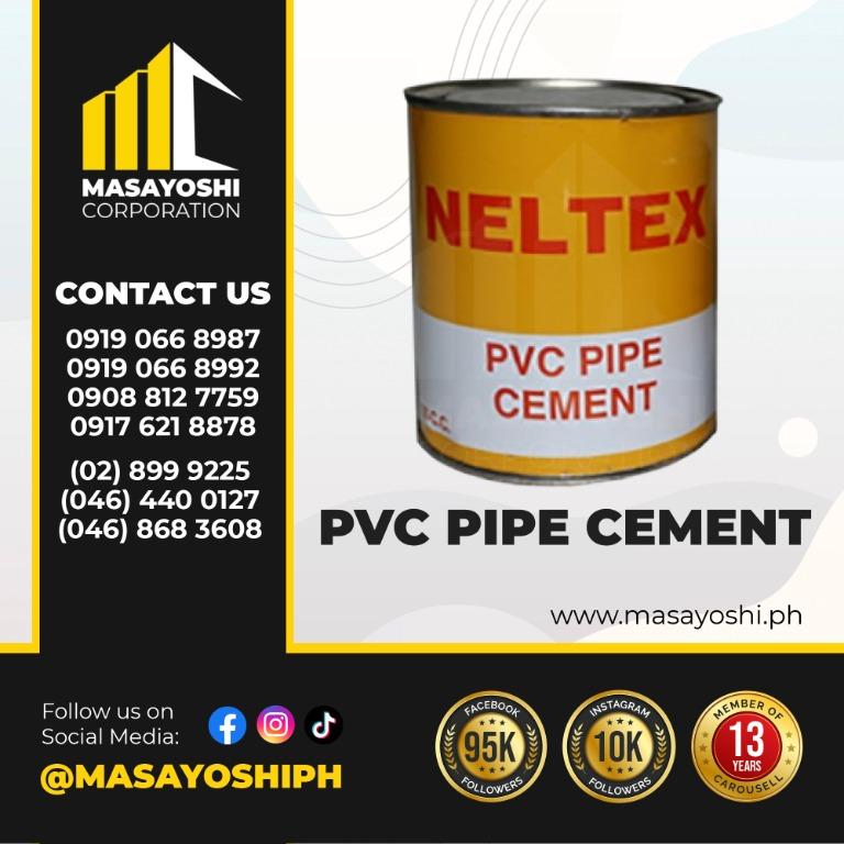 Neltex Solvent Cement 400cc Pipe Cement PVC Pipe, Commercial