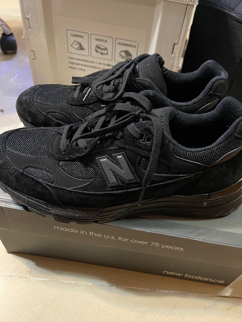 New balance 992ea triple black us 10 