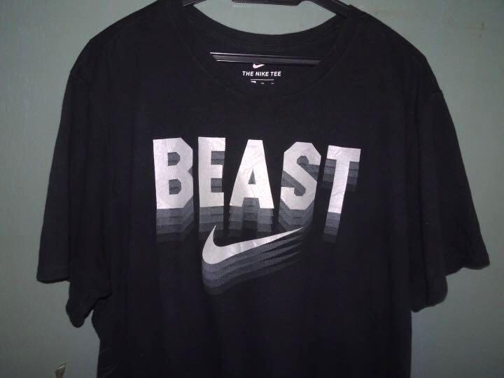 Nike Beast Tshirt, Men's Fashion, Tops 