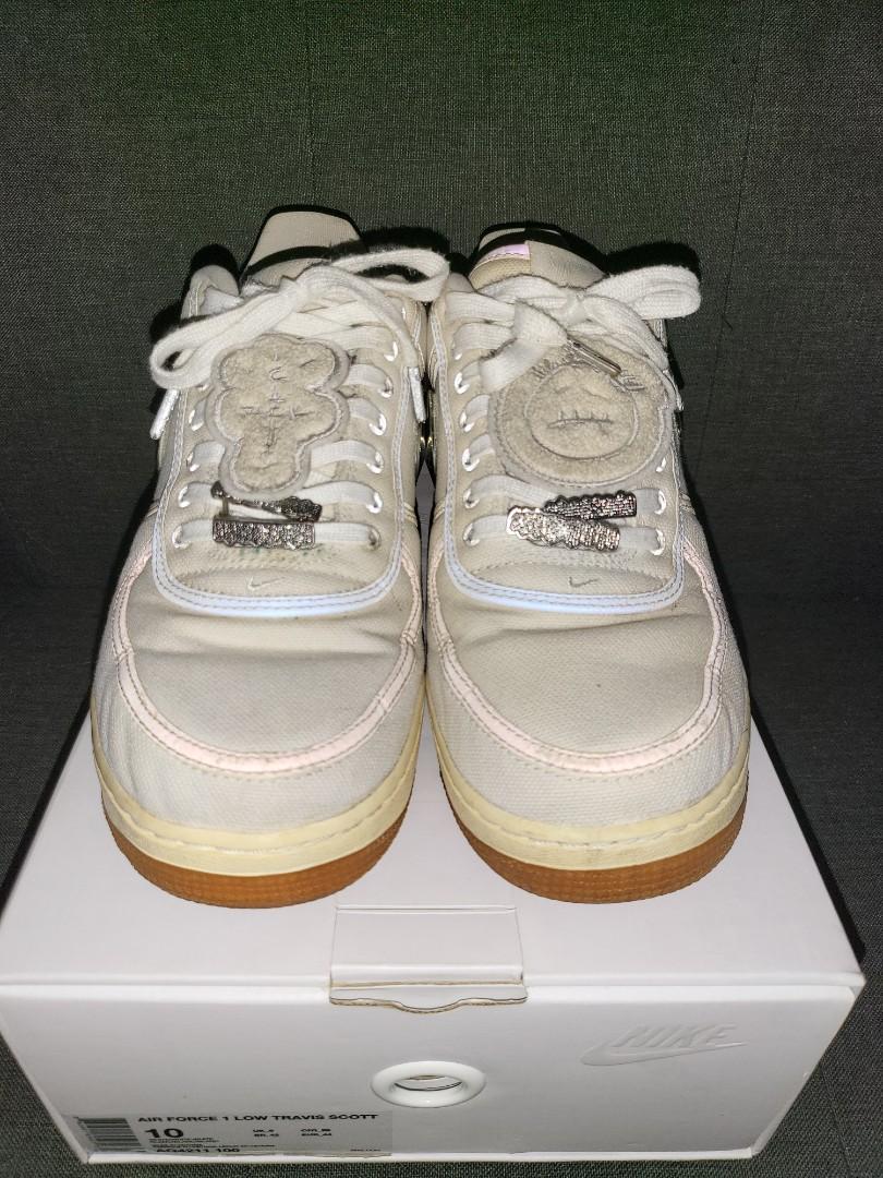 Air force 1 white travis scott best sale
