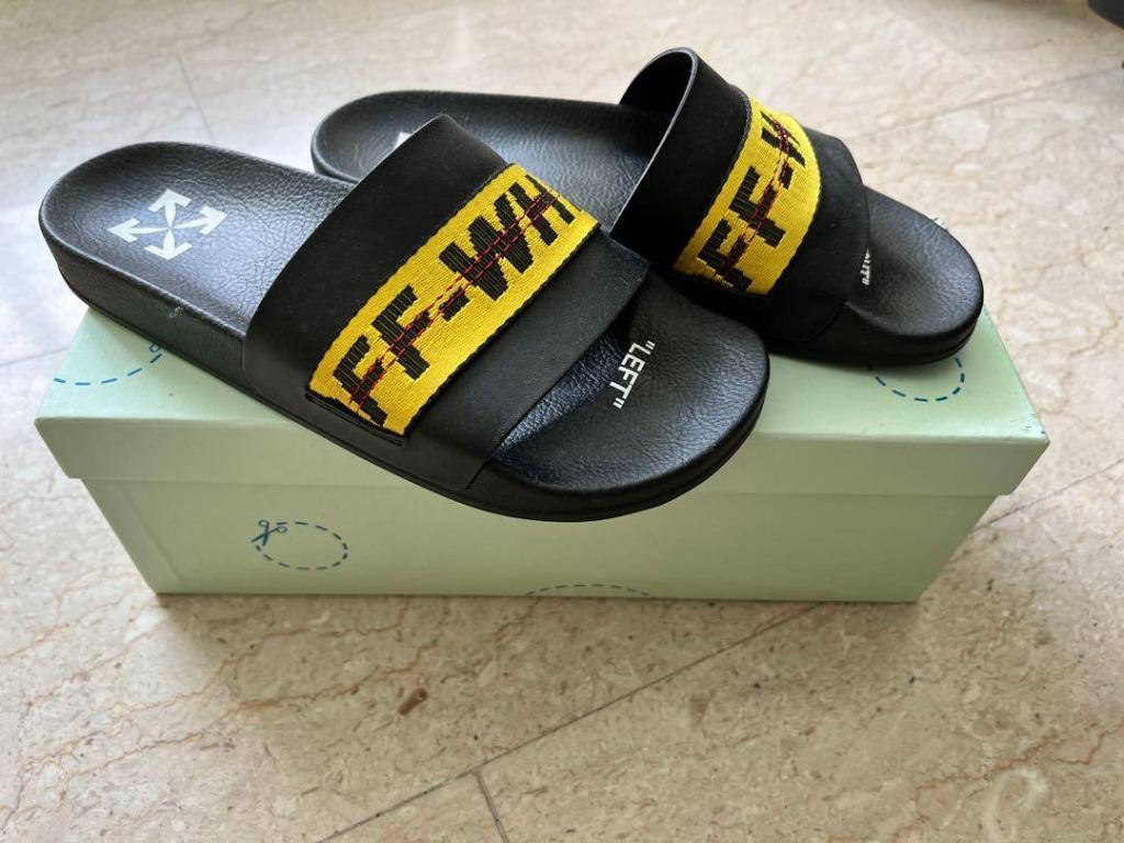 Off white slides mens online