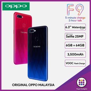 OPPO F9 red colour 64gb