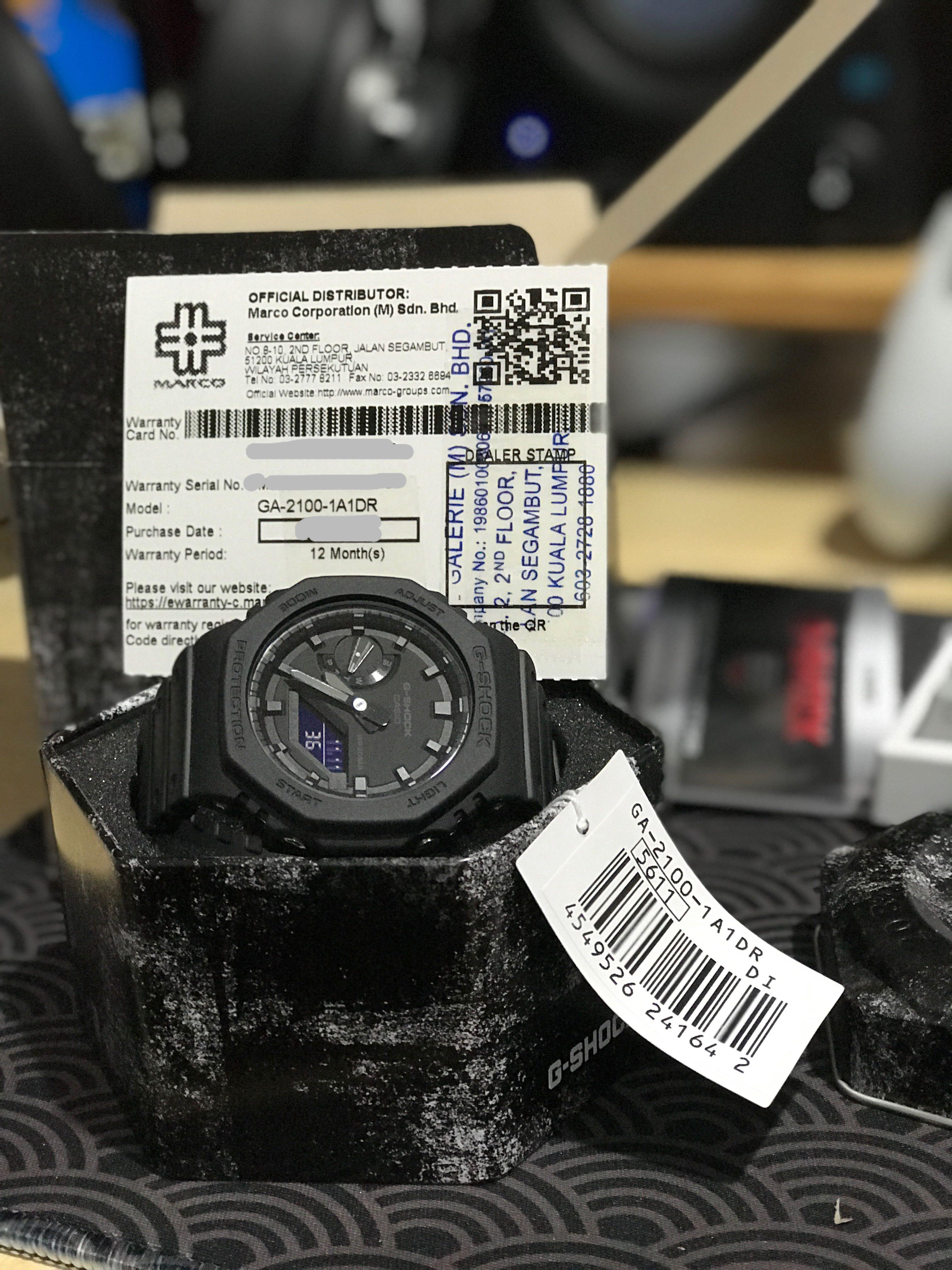 Original Gshock TMJ GA 2100 Marco Set Men s Fashion Watches