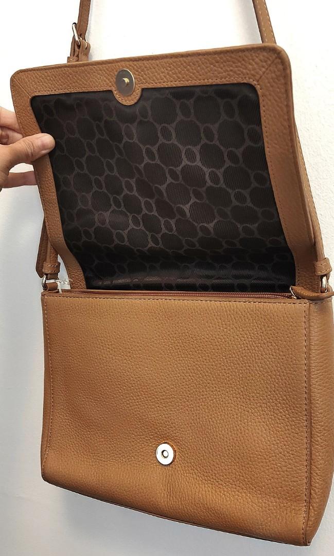Oroton Mystical Satchel Caramel Osfa