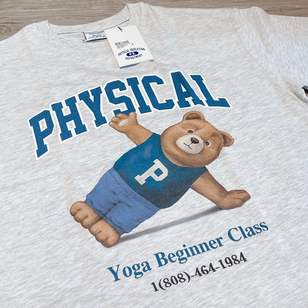 Yoga bear t shirt store