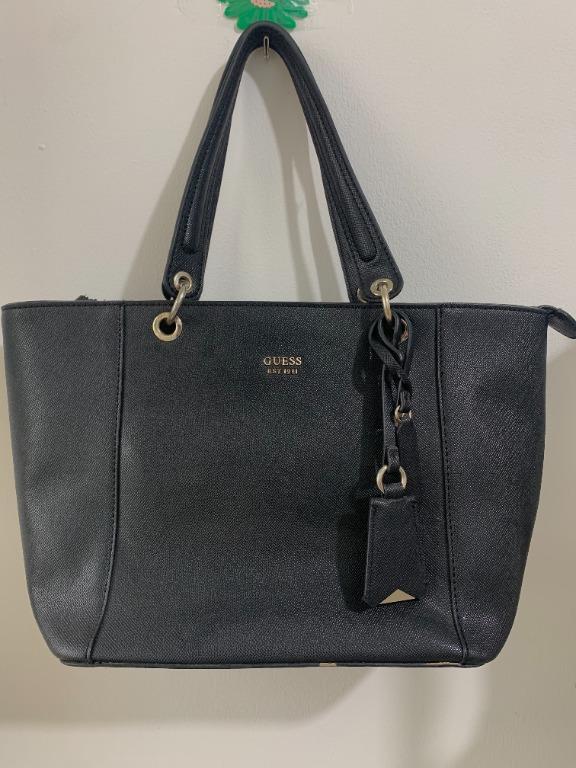 PRELOVED Guess Bag Black VG669123 Tas Guess Preloved Fesyen