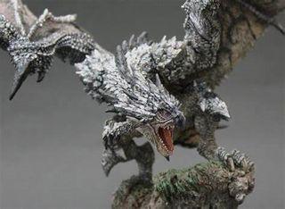 CAPCOM FIGURE BUILDER CUBE MONSTER HUNTER Silver Duke Dragon Malzeno