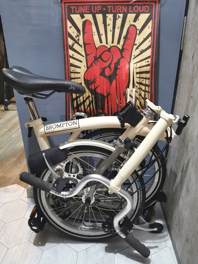 Brompton ivory titanium clearance