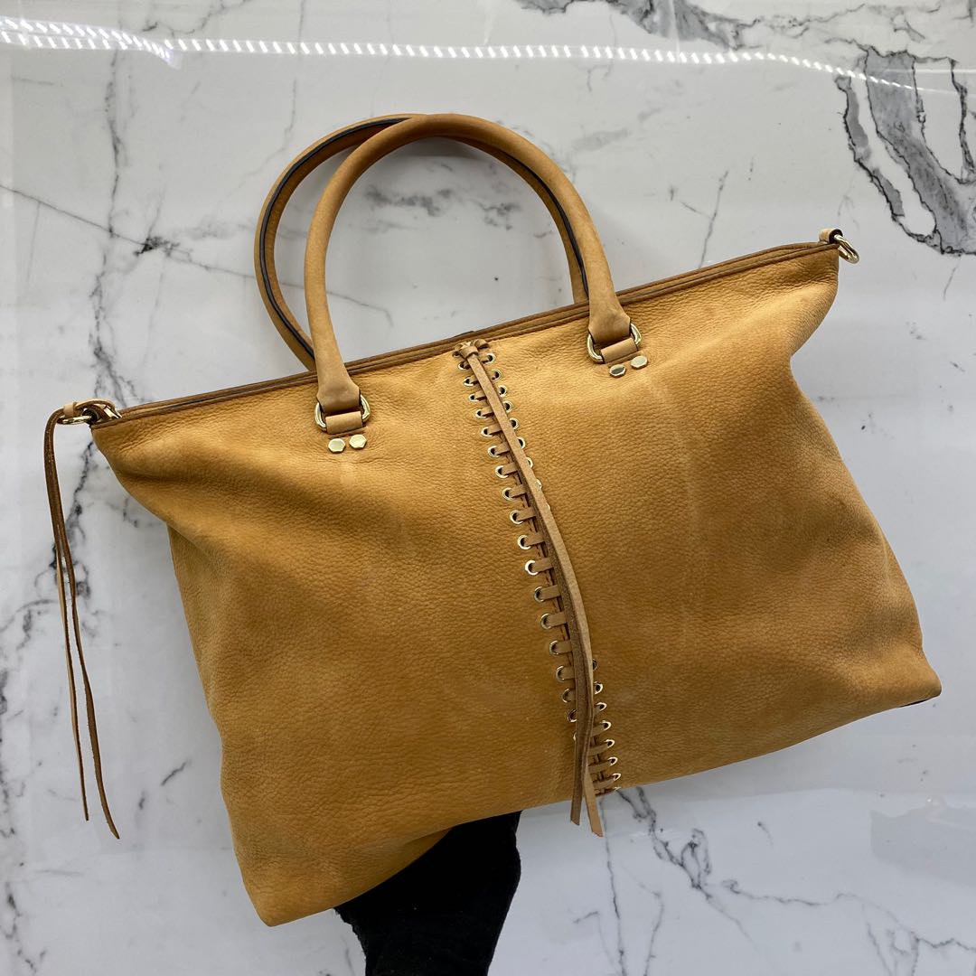 Rebecca minkoff suede purse outlet