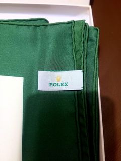 ROLEX 意大利製造純絲頸巾63008925418627110