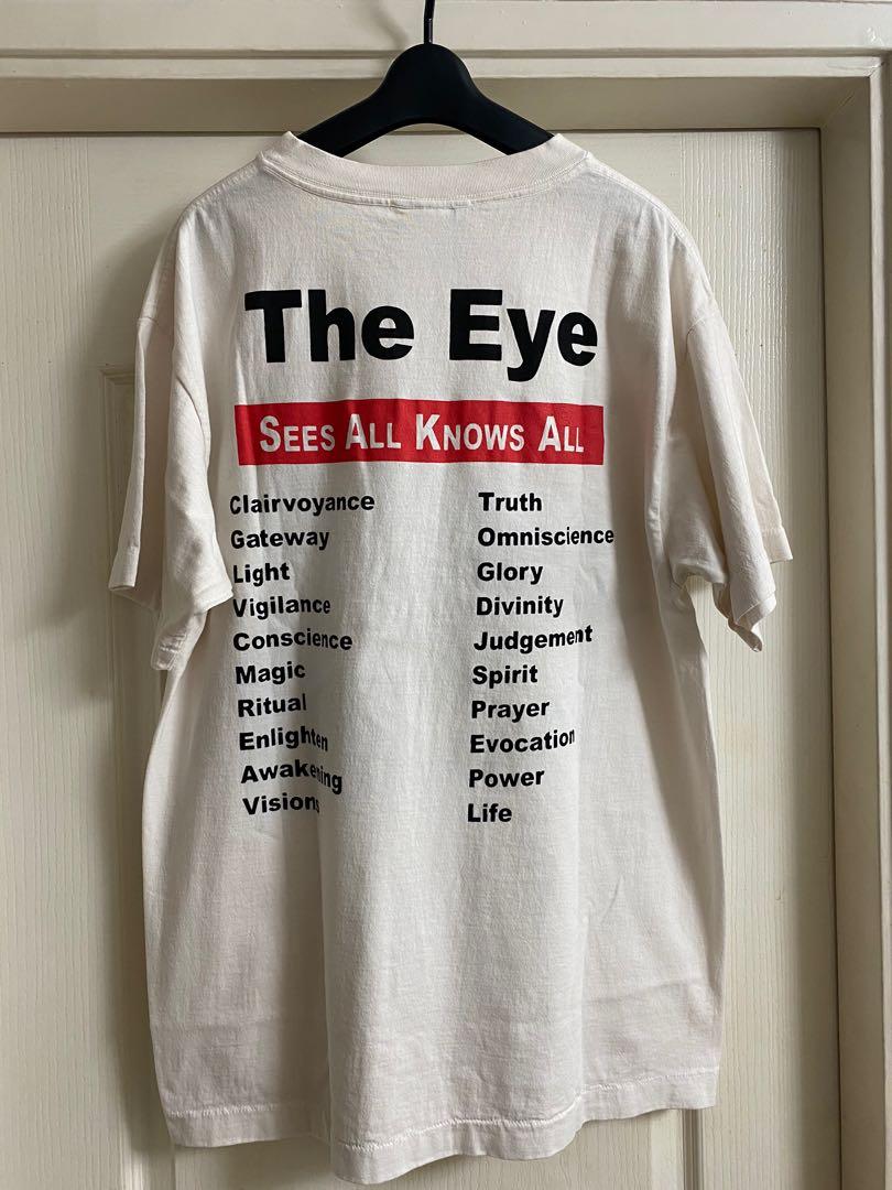 全新saint Michael eye tee Sz L NEW, 男裝, 上身及套裝, T-shirt