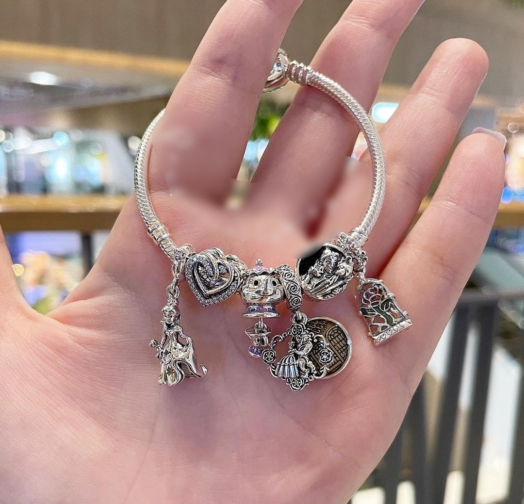 ⭐SALE⭐AUTHENTIC PANDORA DISNEY BEAUTY AND THE BEAST BRACELET AND