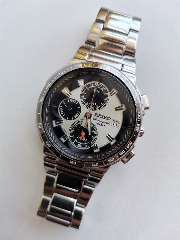 Seiko 7T62-0FZ0 石英响鬧計時錶, 男裝, 手錶及配件, 手錶- Carousell
