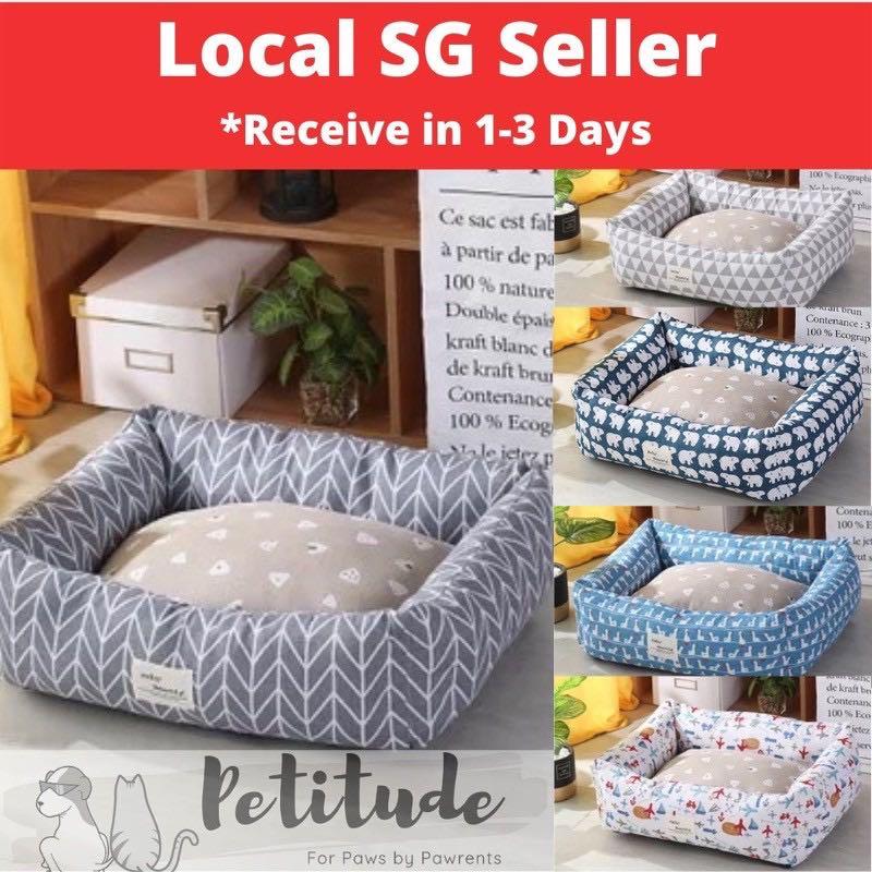 SG INSTOCK PET BED FOR CATS DOGS SMALL ANIMALS RABBITS L SIZE