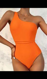 shein orange swimsuit
