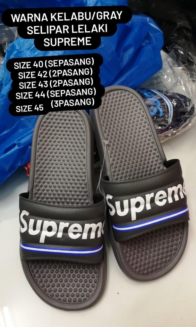 Slippers Supreme Men s Fashion Footwear Flipflops and Slides on