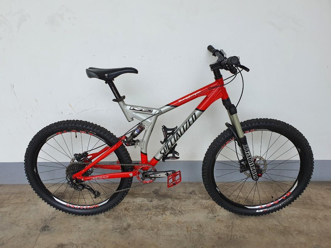 Specialized Stumpjumper FSR xc pro Size M 2002 The Blue Beast 26er Full Suspension Thomson WTB Manitou new Kore Fox SLX