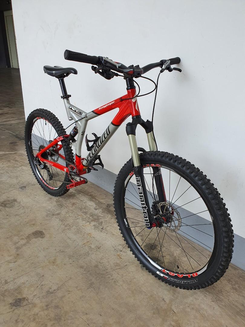 Specialized Stumpjumper FSR xc pro Size M 2002 The Blue Beast 26er Full Suspension Thomson WTB Manitou new Kore Fox SLX