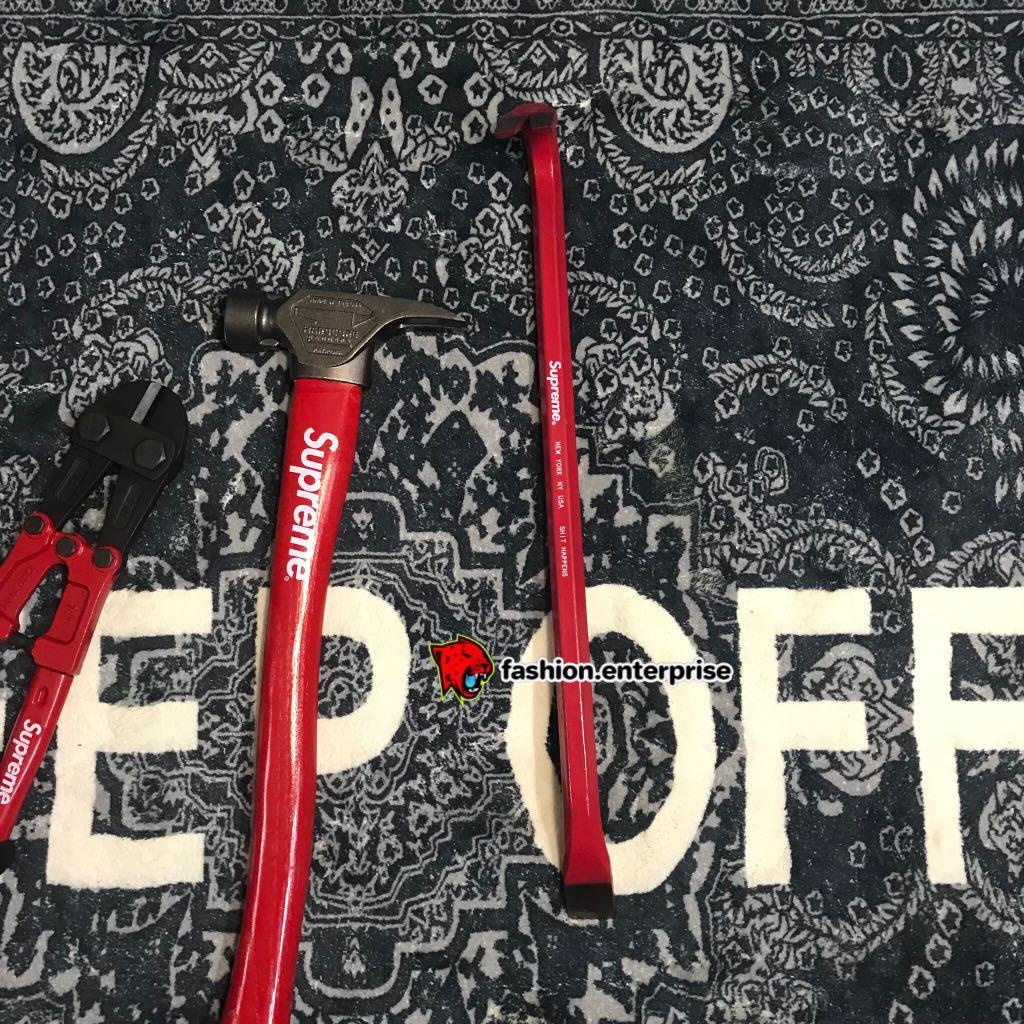 Supreme FW15 Crowbar Red / Supreme SS16 Bolt Cutter / Supreme SS12