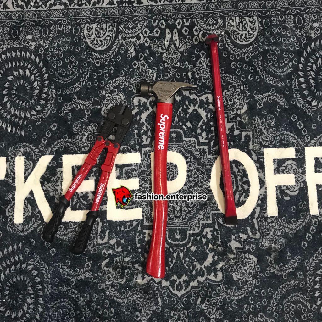 Supreme FW15 Crowbar Red / Supreme SS16 Bolt Cutter / Supreme SS12