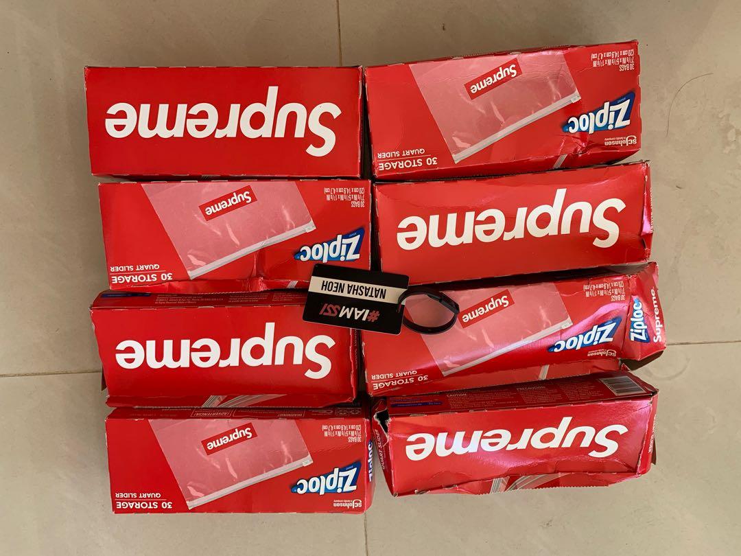Supreme Ziploc Bags Men s Fashion Bags Belt bags Clutches and Pouches on Carousell