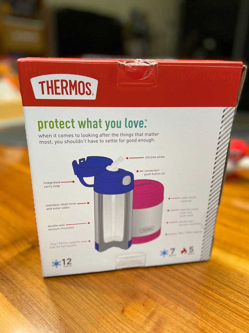 Thermo FUNtainer lunch set bottle and food jar kids, Babies & Kids