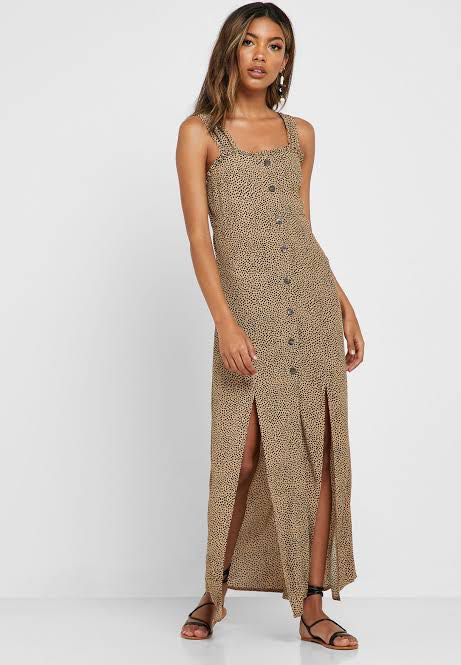 Topshop slit cheap dress