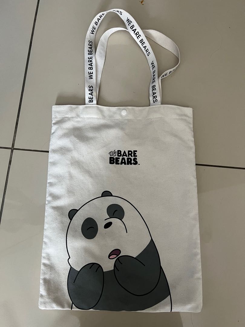 TOTE BAG WE BARE BEARS MINISO