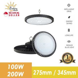 UFO LED HIGH BAY 100W/200W 6500K / LED LIGHTING / INDUSTRIAL LIGHTING