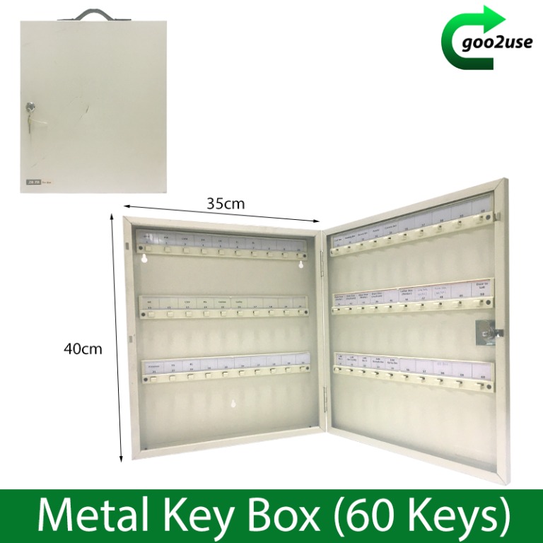 Used Metal Key Box (60 Keys), Furniture & Home Living, Furniture ...